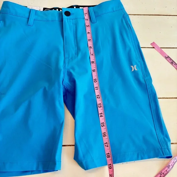 Hurley Shorts All Day Hybrid Quick Dry Stretch Blue Men's Size 30 - Picture 7 of 9